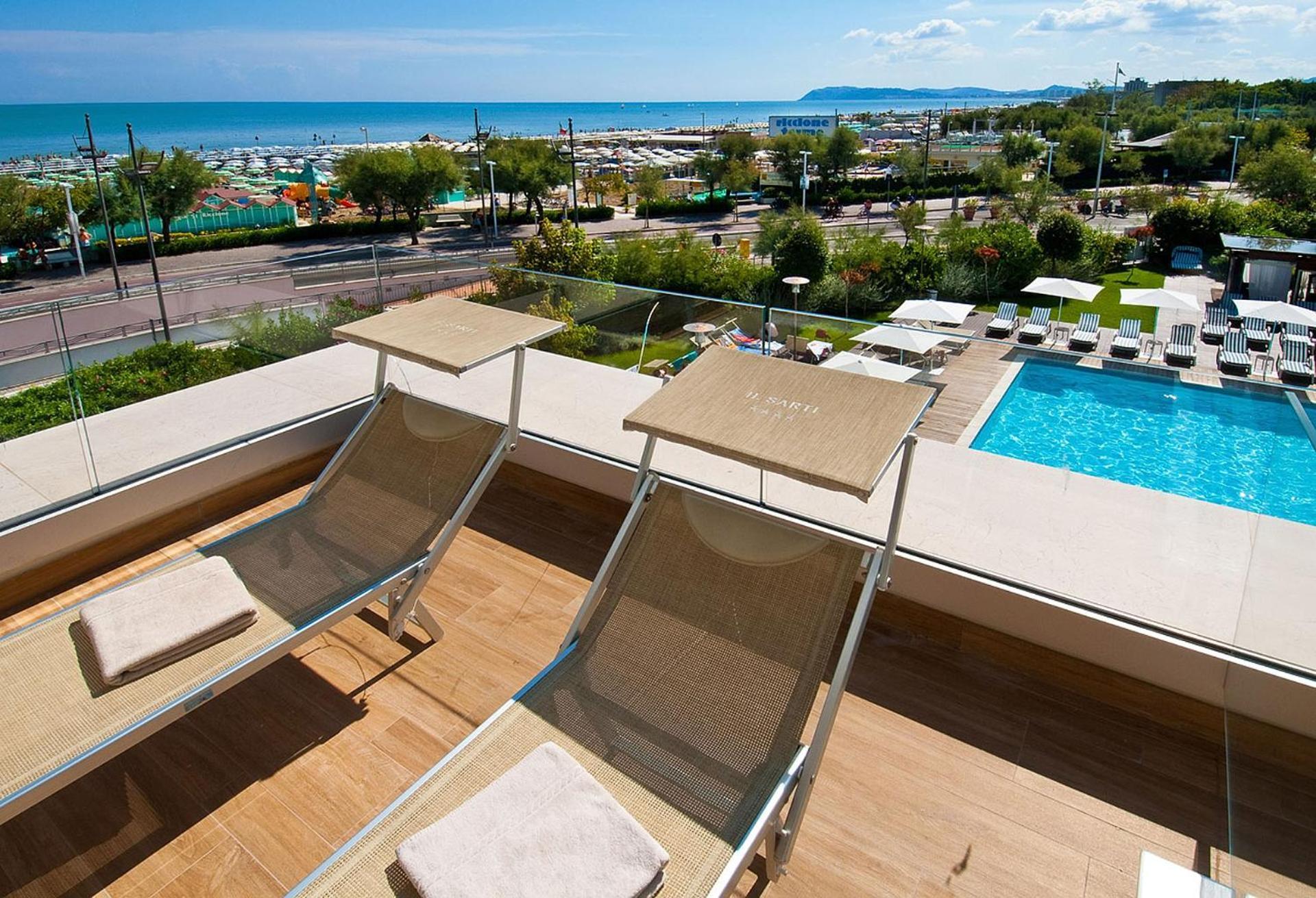 Hotel Sarti Riccione Esterno foto